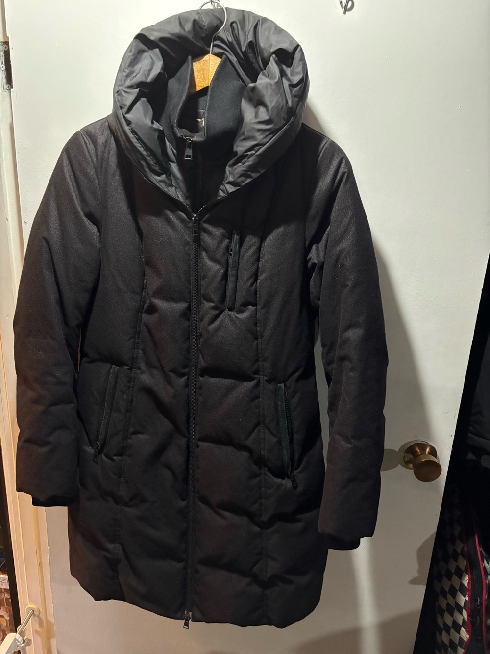 Soia & Kyo Black Women's Insulated Hooded Coat